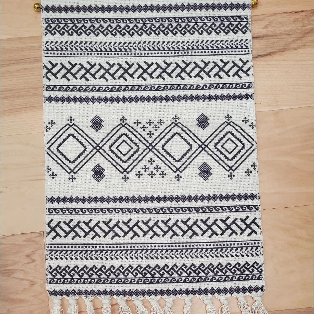 2 Pcs Macrame Woven Mandala tapestry